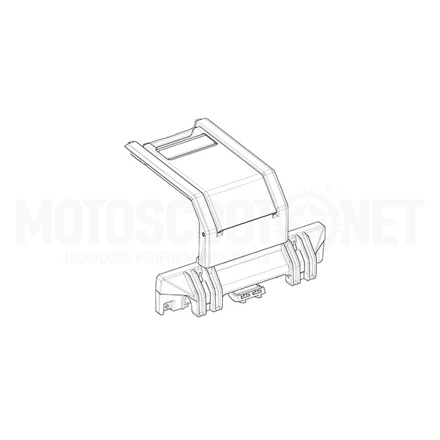 D1TR47MIR Racambio Baúl - Parte Inferior Cerradura TR47 SHAD