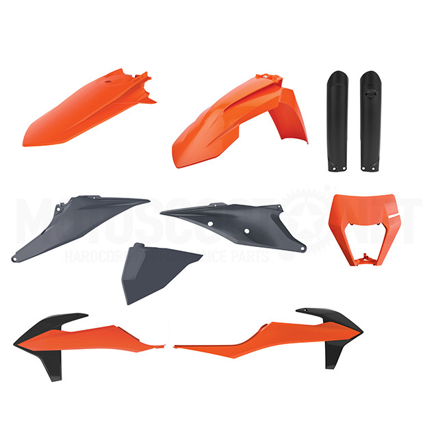 91040 - Kit de plásticos KTM EXC/EXC-F 20-22 Color OEM Polisport