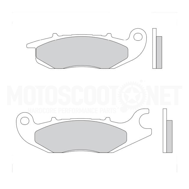 Pastillas de freno Honda CBR 125 R >2004 Galfer - semi-metal