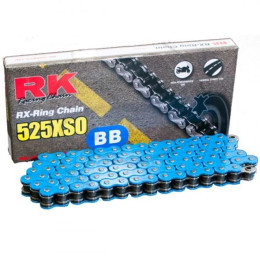 Corrente de transmissão RK 525XSO BB com 118 elos Azul 