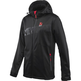 Chaqueta de hombre Akrapovic Softshell impermeable rojo-negro