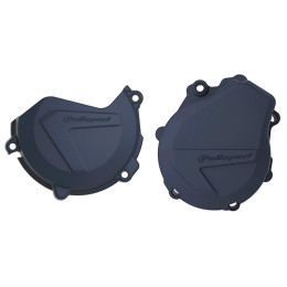 Kit Tapa embrague y encendido KTM EXCF/XCF HUSQ FE450/501 17-22 Polisport - azul