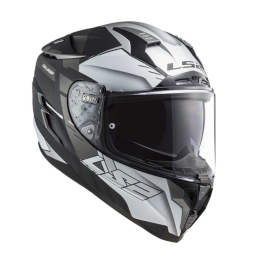 Casco Integral LS2 FF327 Challenger Allert titanio mate - plata