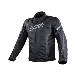 Chaqueta LS2 Gate Hombre Negro Gris 