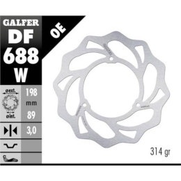 Disco de freno delantero wave KTM SX 65 02-21 / Gas Gas MC 50 2021 Galfer