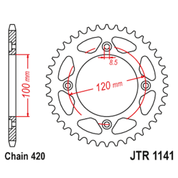 Cremalheira de Aço 60 Dentes JTR1141 JT Sprockets