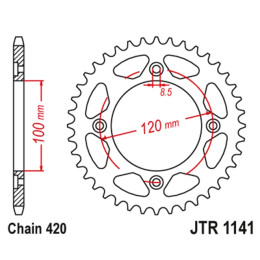 Cremalheira aço Beta RR (05-09)  Z-51 420  JT Sprockets 