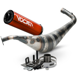 Escape Derbi Variant Racing V-Protos Voca silenciador Vermelho