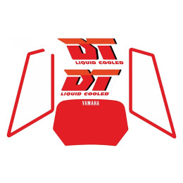 Kit pegatinas Yamaha DT - rojo