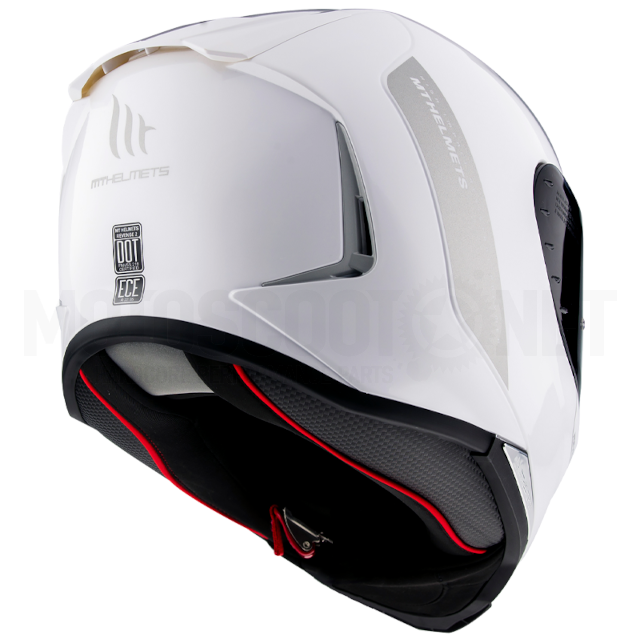 Casco MT Helmets FF110 Revenge 2 Solid A0 Blanco Perla BrilloCasco MT Helmets FF110 Revenge 2 Solid A0 Blanco Perla Brillo