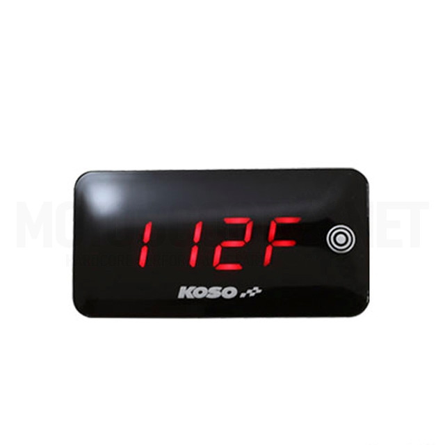 Marcador temperatura y voltaje Slim Line Koso ref: BA068041