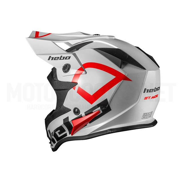 Casco Cross infantil Hebo MX Stage Blanco ref: A-HC0705