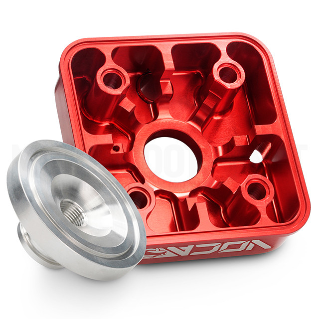 Culata modular VOCA Race Head 40mm, Yamaha DT LC/D, rojo