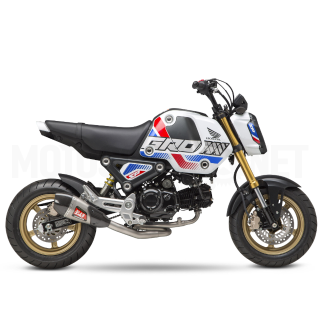 Escape completo Honda Grom RS-9T 21-22 Acero Inoxidable cono Carbono Yoshimura