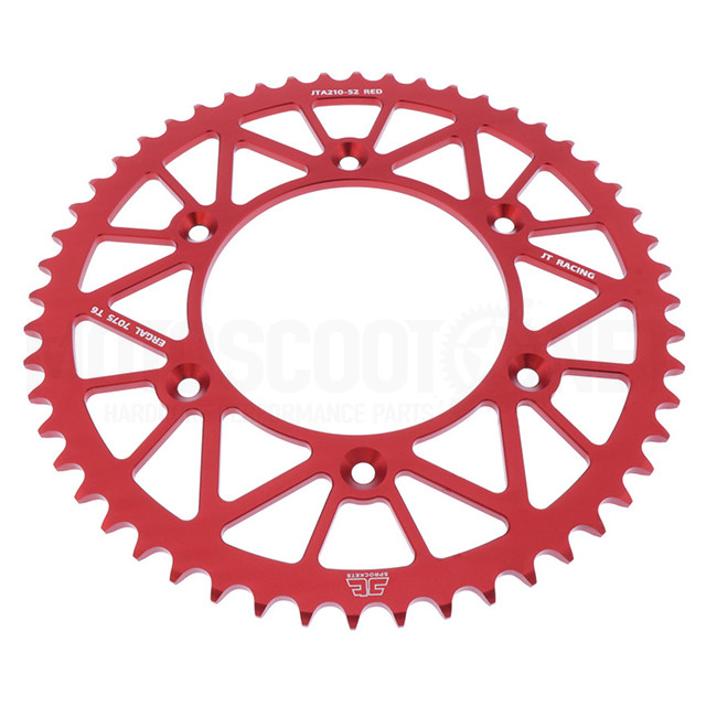 Aluminium Rear Race Sprocket 49 Teeth Red JTA210 JT Sprockets