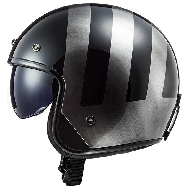 Casco Jet LS2 OF601 BOB - negro Jeans