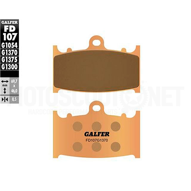Brake Pads Sintered FD107G1370 Galfer