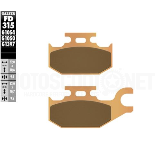 Brake Pads FD315G1397 Galfer