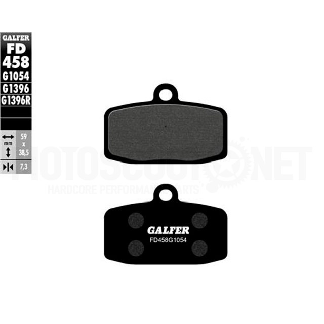 Brake Pads FD458G1054 Galfer