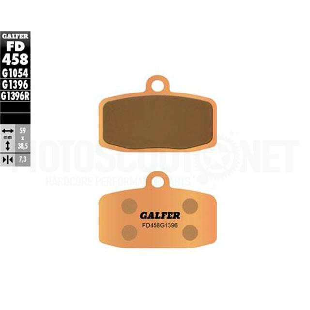 Brake Pads FD458G1396 Galfer