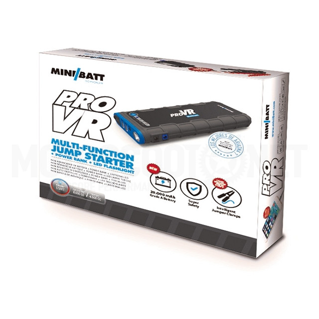 Arrancador Power bank Minibatt PRO VR 20000 mAh ref: MB-PROVR