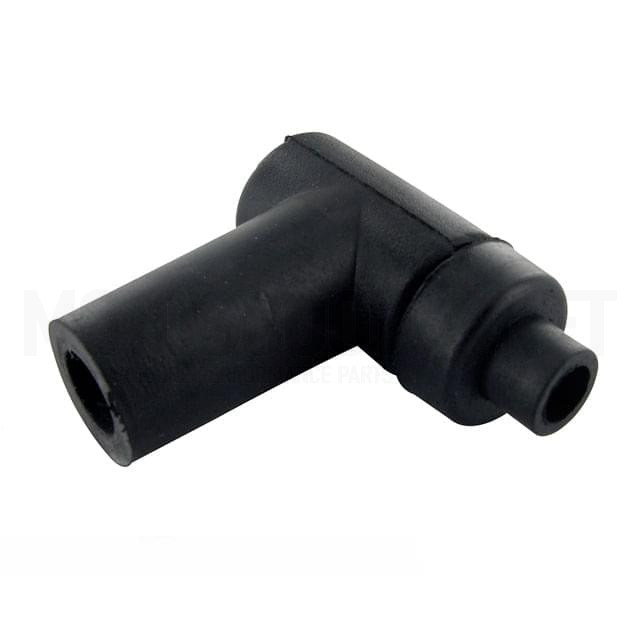 Spark Plug Pipe Motoforce silicone 90° - Black