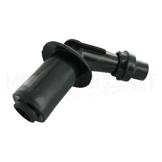 Spark Plug Pipe Motoforce plastic wide 45º - Black