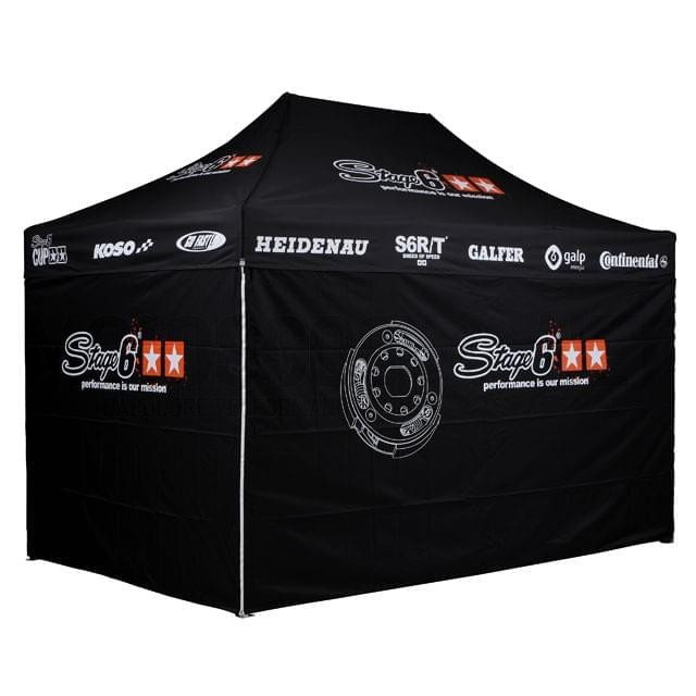 Foldable Tent with 4 sides Stage6 R/T 3700 x 2500cm ajustable height - includes 2 bags