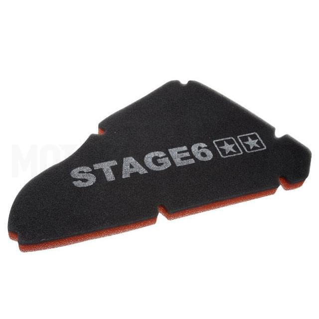 Air Filter Stage6 Doublelayer for standard box Piaggio large