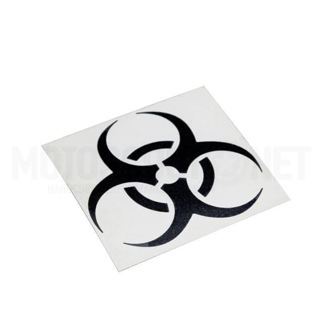 Sticker Biohazard 9,2 x 9,5cm - Black