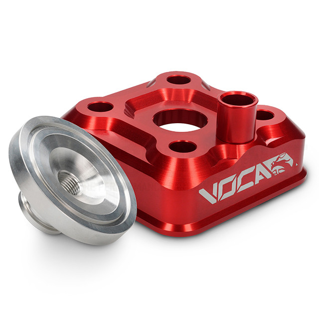 Cylinder Head VOCA CNC Race-Head 40mm Yamaha DT LC/D - Red