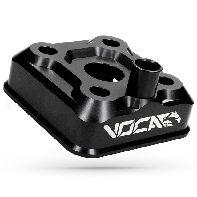 Tapa culata VOCA Race Head, Yamaha DT LC/D, negro