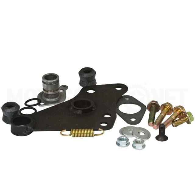 Kit de soporte y tornillería para escape Yasuni Peugeot vertical TUB1001