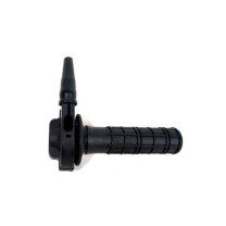 Quick-action Throttle 80º/36mm Domino vertical with grips - Black