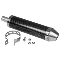 Exhaust silencer Giannelli Carbon 250mm d=24mm universal