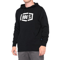 100% Hooded Sweatshirt - Black