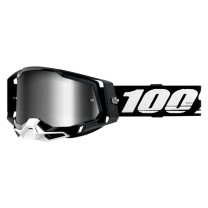 Offroad Goggles 100% Racecraft 2 Black - Mirror Silver Lens