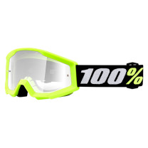 Offroad Goggles 100% Strata Mini Yellow - Clear Lens