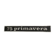 Rear Badge Vespa Primavera PK75 aluminium SIP