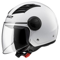 Helmet Jet Airflow LS2 OF562 Solid White
