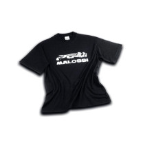 T-shirt Malossi - Black White logo size XL