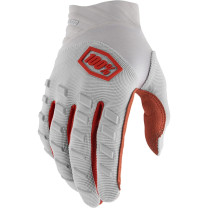100% Airmatic Motocross Gloves Silver