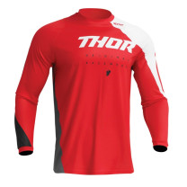 Jersey Off-Road Children Thor Sector Edge - Red/White