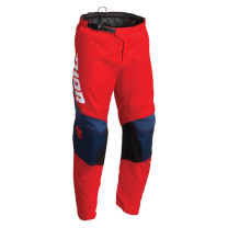 Pants Off-Road Children Thor Sector Chev - Red/Blue