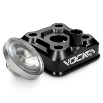 Cylinder Head VOCA CNC Race-Head 40mm, Yamaha DT LC/D - Black