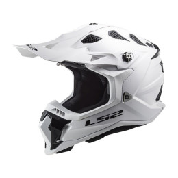 Casco Cross LS2 MX700 Subverter solid - blanco