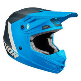 Helmet Off-Road Children Thor Sector Chev Blue/Gray