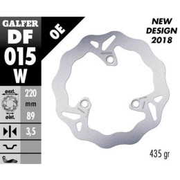 Brake Disc front Honda SH 50/ 100 Galfer Wave d=220mm thickness 3