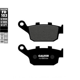 Brake Pads Organic rear Honda CBR (FD103G1054) Galfer - Black