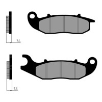 Pastillas de freno delanteras Rieju Tango / Honda CRF 250 For Race Polini - orgánicas